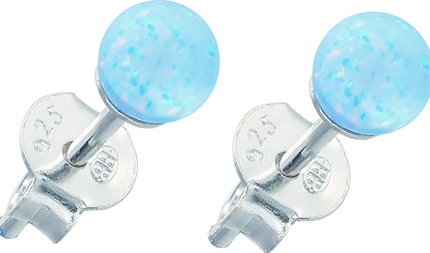Hot Bijou Brigitte Orecchini a perno - Blue Opal