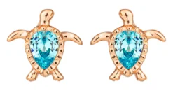 Outlet Bijou Brigitte Orecchini a perno - Blue Shell
