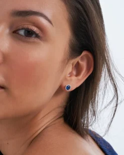 New Bijou Brigitte Orecchini a perno - Blue Wonder