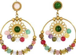 Sale Bijou Brigitte Orecchini a perno - Boho Amethyst
