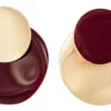 Discount Bijou Brigitte Orecchini a perno - Burgundy Circles