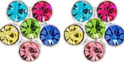 Best Bijou Brigitte Orecchini a perno - Colorful Flower