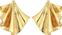 Hot Bijou Brigitte Orecchini a perno - Curved Leaves