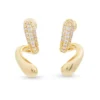 Sale Bijou Brigitte Orecchini a perno - Curved Sparkle