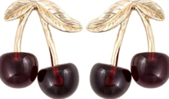 Sale Bijou Brigitte Orecchini a perno - Dark Cherry