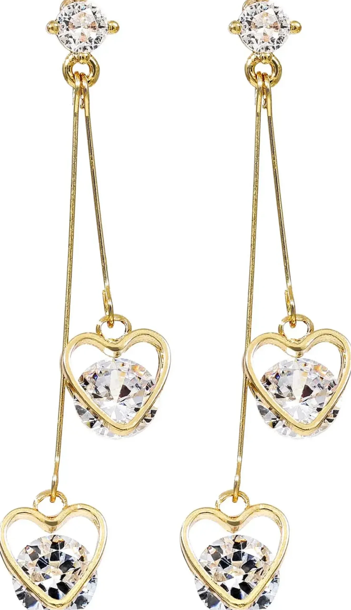 Online Bijou Brigitte Orecchini a perno - Double Love