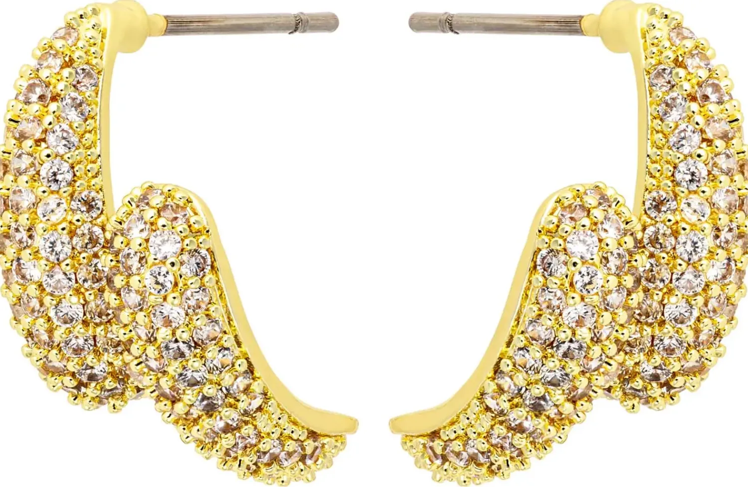 Outlet Bijou Brigitte Orecchini a perno - Duo Zirconia