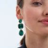 Hot Bijou Brigitte Orecchini a perno - Emerald Gleam