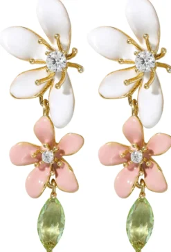 Online Bijou Brigitte Orecchini a perno - Floral Leaves