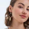 Online Bijou Brigitte Orecchini a perno - Gem Feather