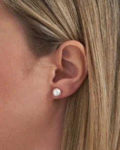 New Bijou Brigitte Orecchini a perno - Glorious Pearl