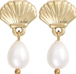 Sale Bijou Brigitte Orecchini a perno - Glossy Shell