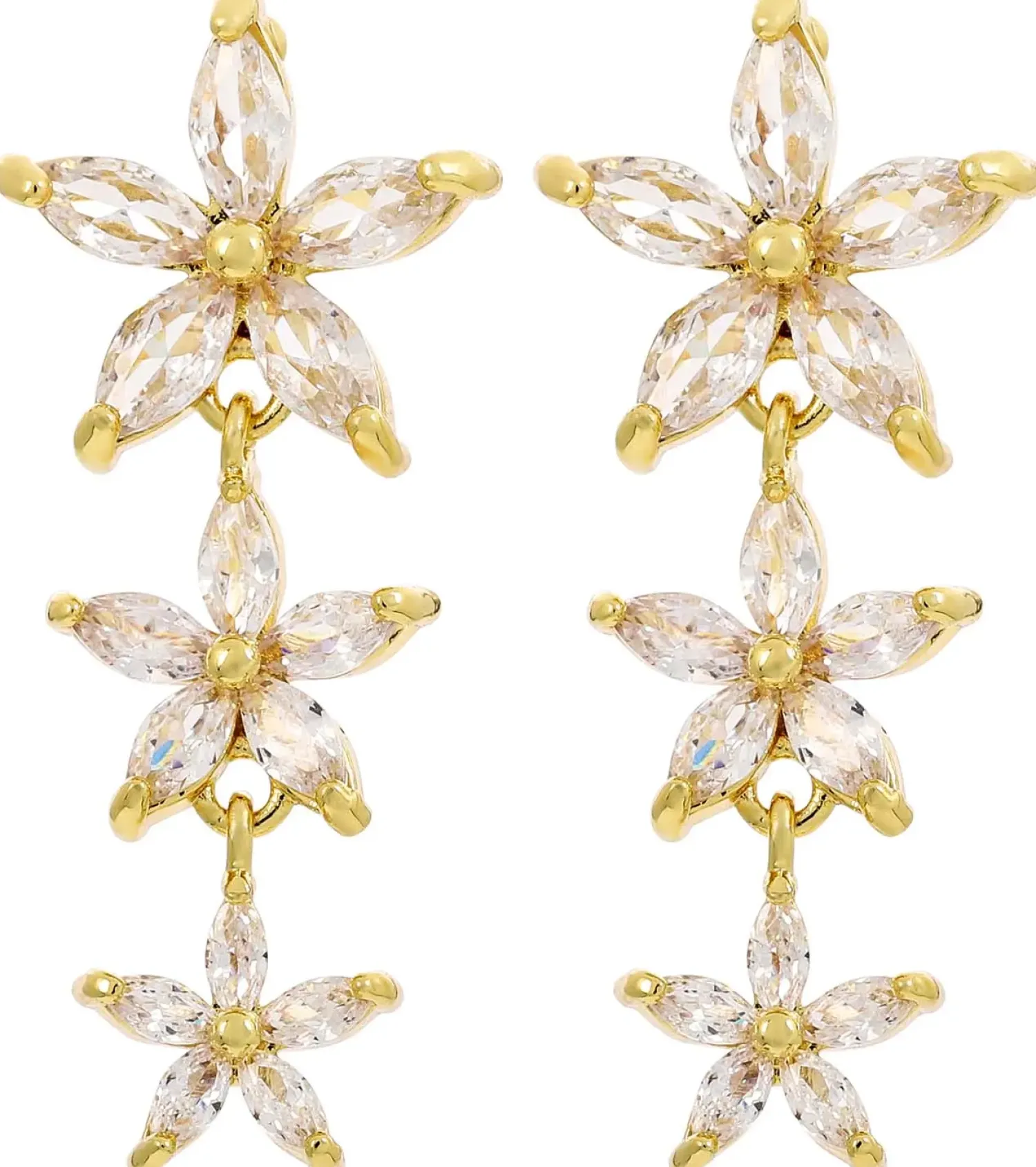 Bijou Brigitte Orecchini a perno - Golden Blossom