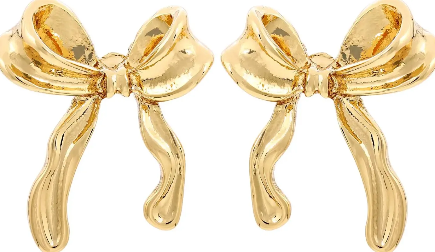 Clearance Bijou Brigitte Orecchini a perno - Golden Bows