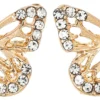 Outlet Bijou Brigitte Orecchini a perno - Golden Butterfly