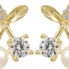 Clearance Bijou Brigitte Orecchini a perno - Golden Cherry