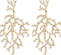 New Bijou Brigitte Orecchini a perno - Golden Coral