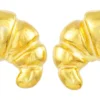 Bijou Brigitte Orecchini a perno - Golden Croissant