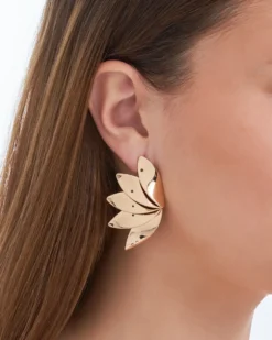 Best Bijou Brigitte Orecchini a perno - Golden Flowers