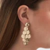 Discount Bijou Brigitte Orecchini a perno - Golden Marquise