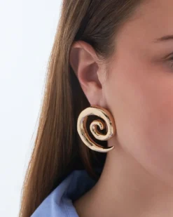 Hot Bijou Brigitte Orecchini a perno - Golden Spirals