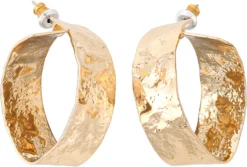 New Bijou Brigitte Orecchini a perno - Golden Swirl