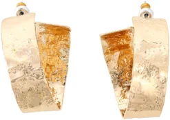New Bijou Brigitte Orecchini a perno - Golden Swirl