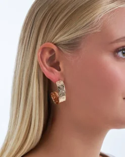 New Bijou Brigitte Orecchini a perno - Golden Swirl