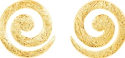 Sale Bijou Brigitte Orecchini a perno - Gold Spiral