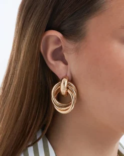 Discount Bijou Brigitte Orecchini a perno - Gold Twist
