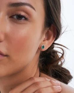 New Bijou Brigitte Orecchini a perno - Green Wonder