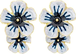 Online Bijou Brigitte Orecchini a perno - Grey Hawaii