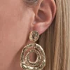 New Bijou Brigitte Orecchini a perno - Hammered Gleam