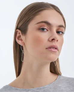 Bijou Brigitte Orecchini a perno - Hammered Ovals