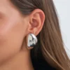 Online Bijou Brigitte Orecchini a perno - Irregular Silver