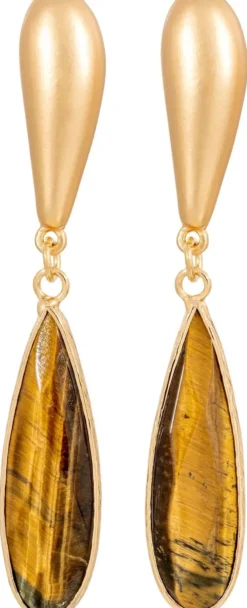 Hot Bijou Brigitte Orecchini a perno - Long Gems