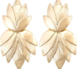 Bijou Brigitte Orecchini a perno - Lotus Leaves
