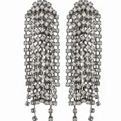 New Bijou Brigitte Orecchini a perno - Midnight Tassel