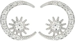Best Bijou Brigitte Orecchini a perno - Moon Crest
