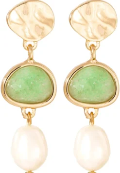 Discount Bijou Brigitte Orecchini a perno - Pastel Aventurine