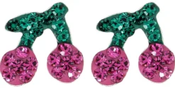 Sale Bijou Brigitte Orecchini a perno - Pink Cherry