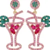 Discount Bijou Brigitte Orecchini a perno - Pink Cocktail