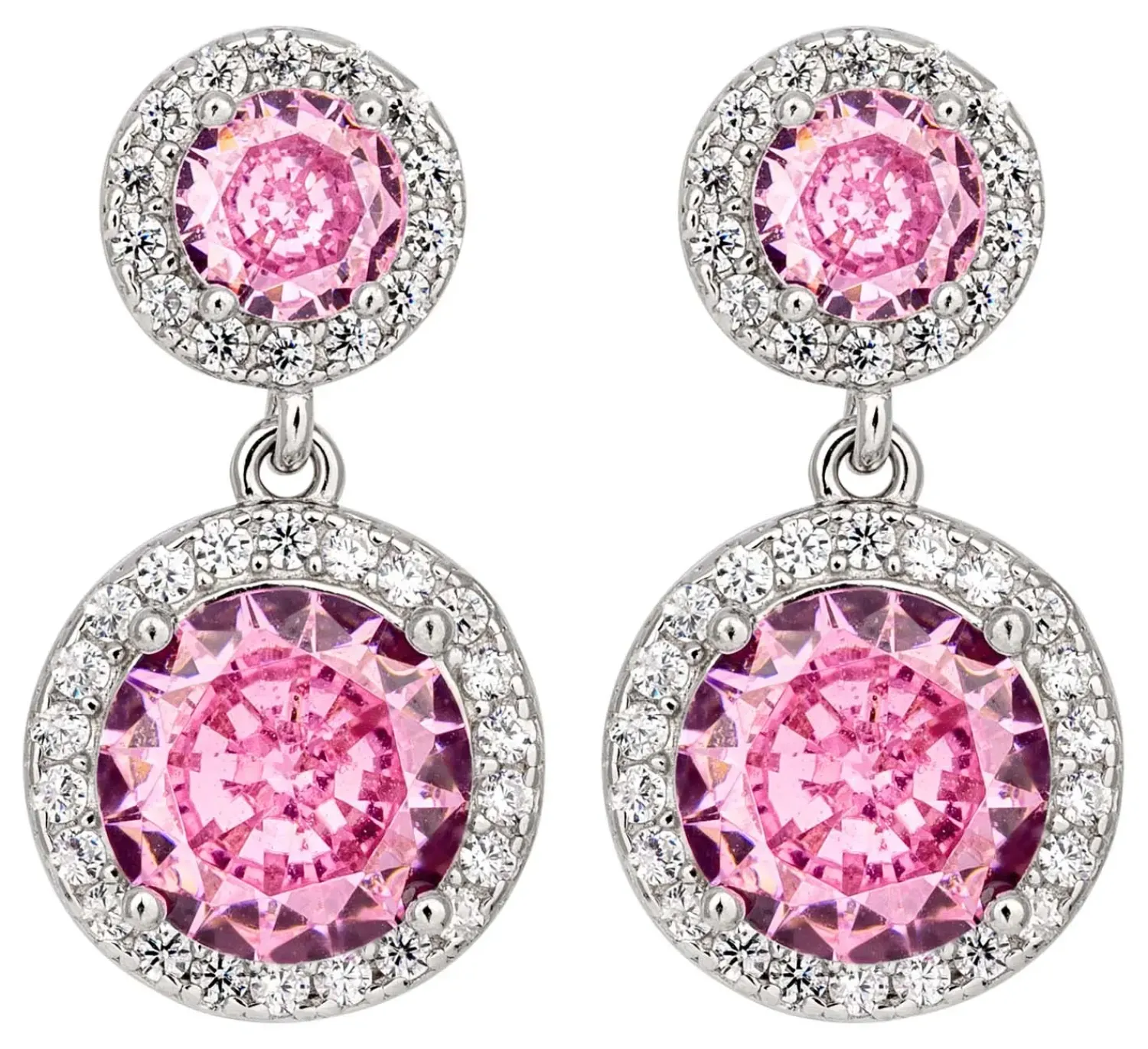 Outlet Bijou Brigitte Orecchini a perno - Pink Glam
