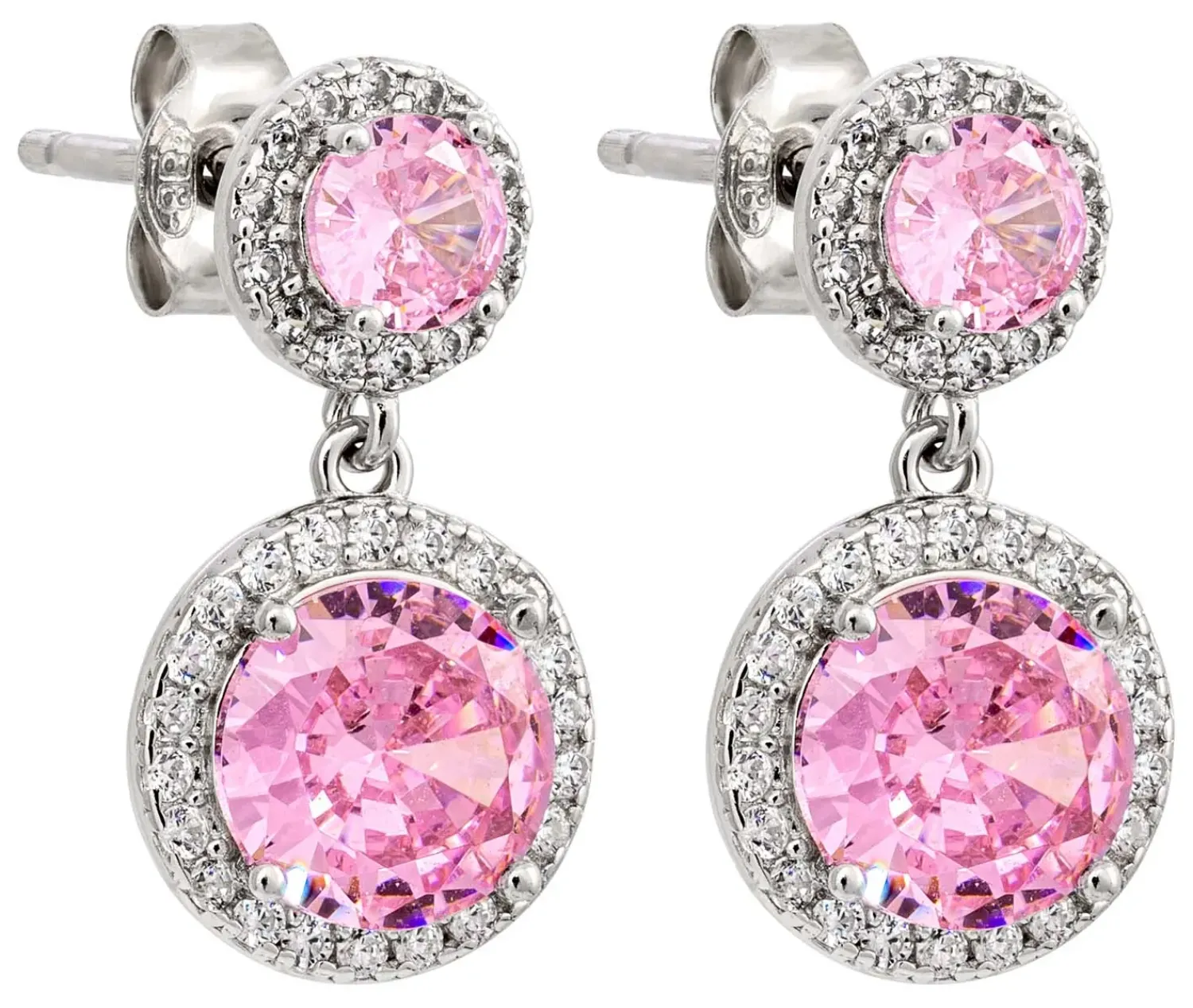 Outlet Bijou Brigitte Orecchini a perno - Pink Glam