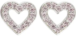 Best Bijou Brigitte Orecchini a perno - Pink Heart