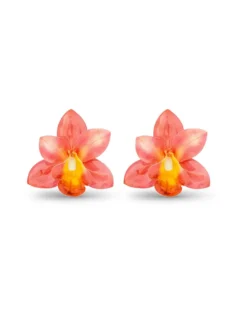Clearance Bijou Brigitte Orecchini a perno - Pink Orchid