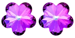 Hot Bijou Brigitte Orecchini a perno - Purple Blossom