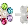 Discount Bijou Brigitte Orecchini a perno - Rainbow Blossom