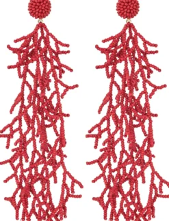 Best Bijou Brigitte Orecchini a perno - Red Corals