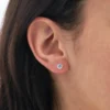 Online Bijou Brigitte Orecchini a perno - Rich Silver